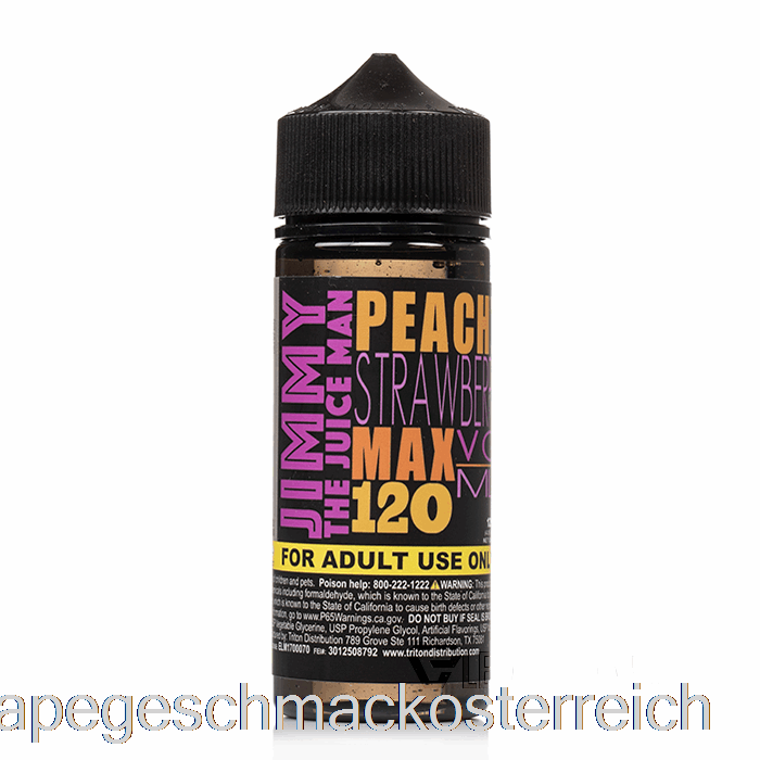Pfirsich-Erdbeere – Jimmy The Juiceman – 120 Ml, 3 Mg Vape-Geschmack